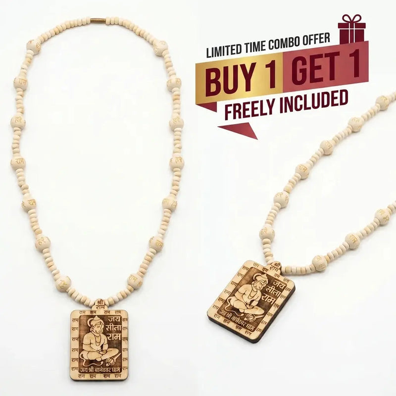 Tulsi Mala — original 108-bead Govt-certified Bageshwar Dham Kanthi