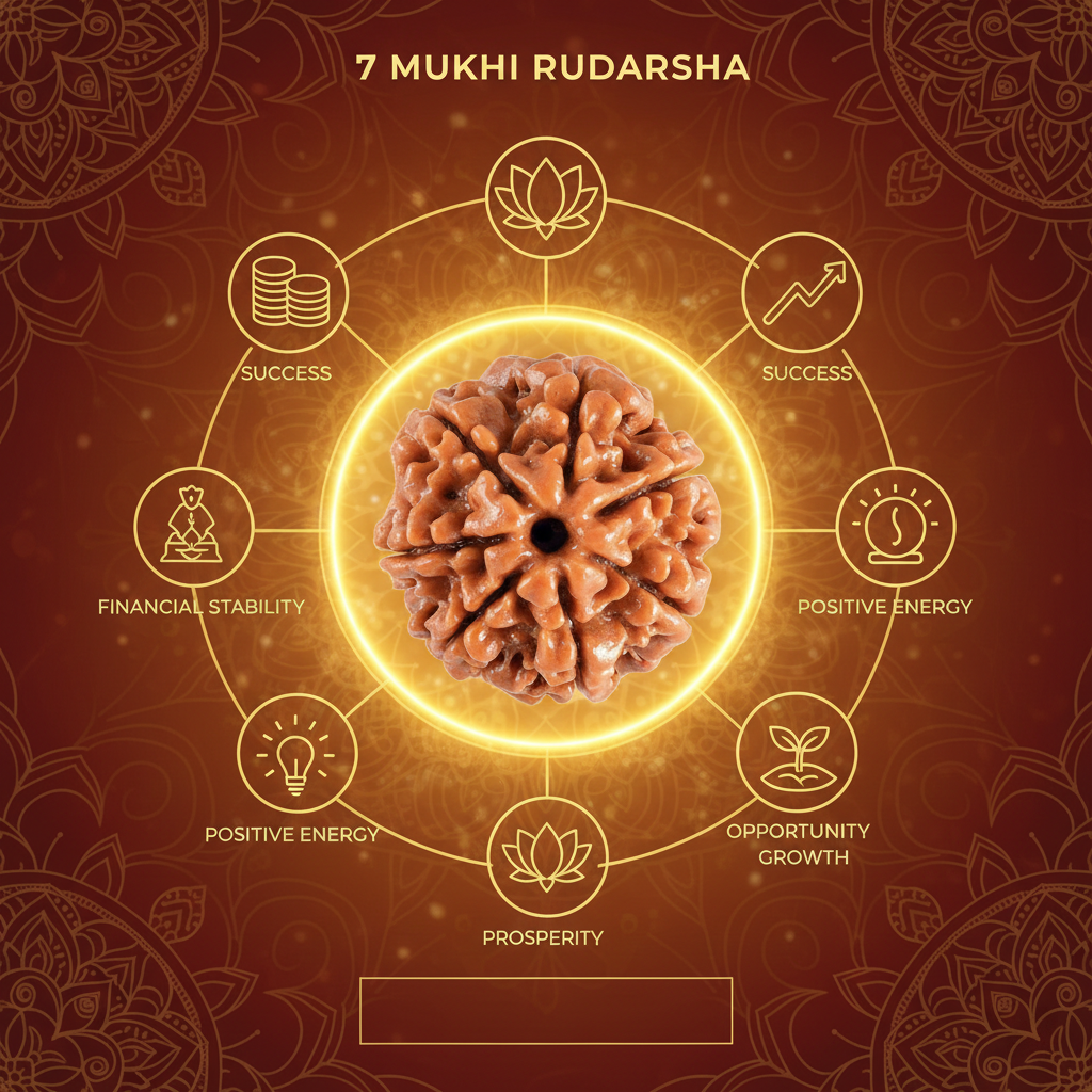 7 Mukhi Lab Certified Rudraksha