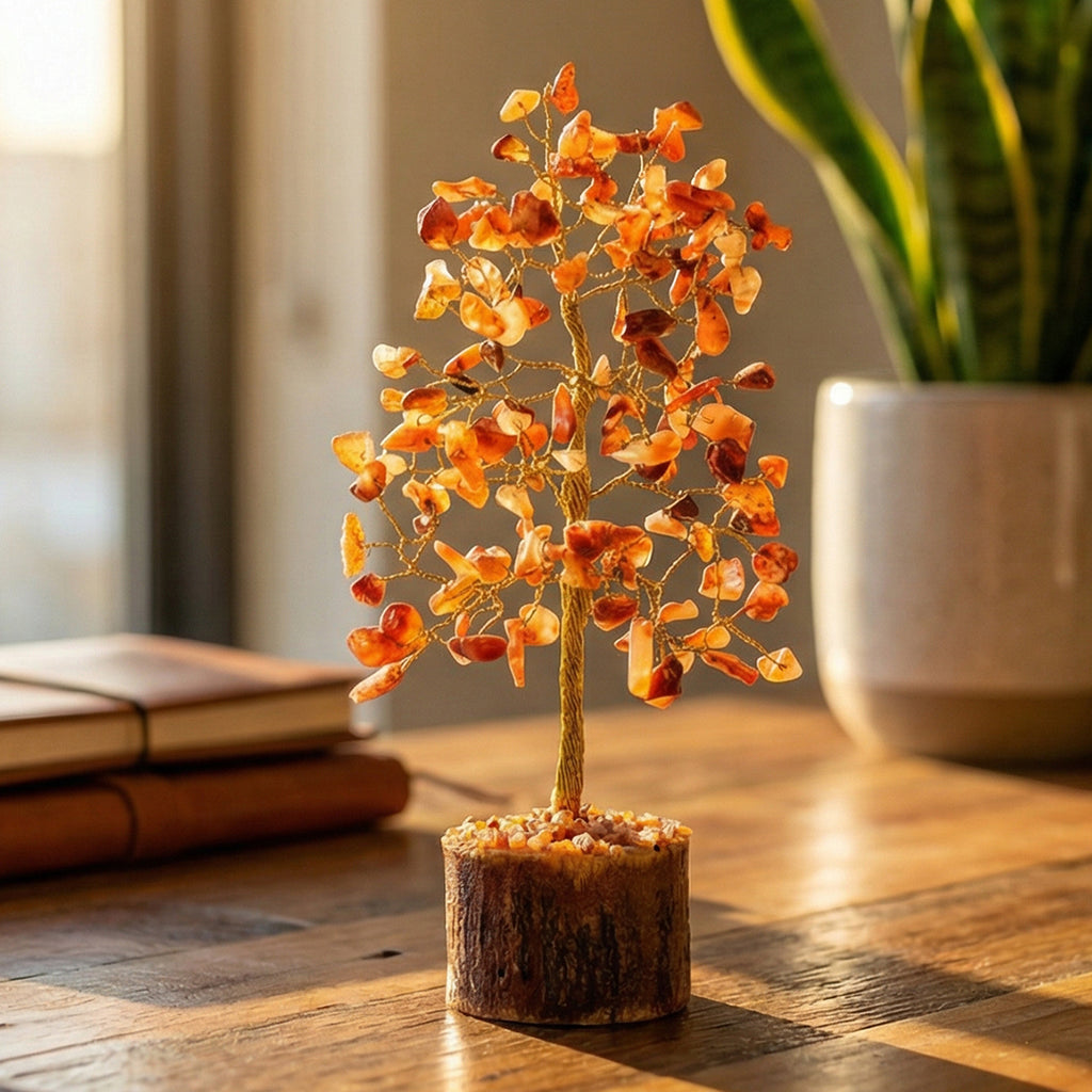 Carnelian Crystal Tree