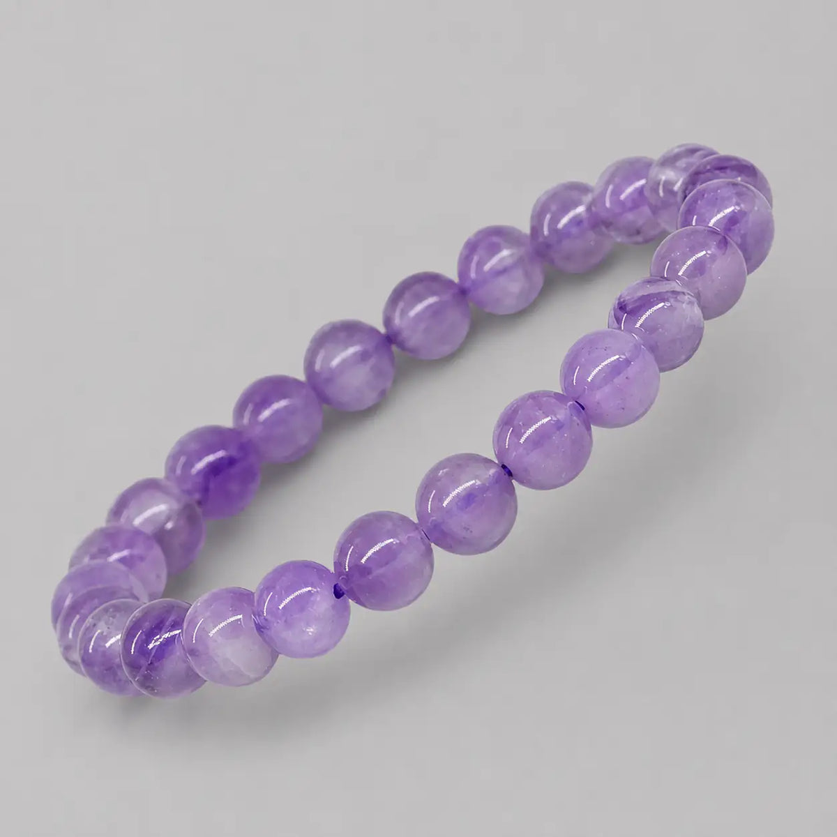 Amethyst Bracelet for Capricorn (Makar Rashi) — Original 8mm — image 1