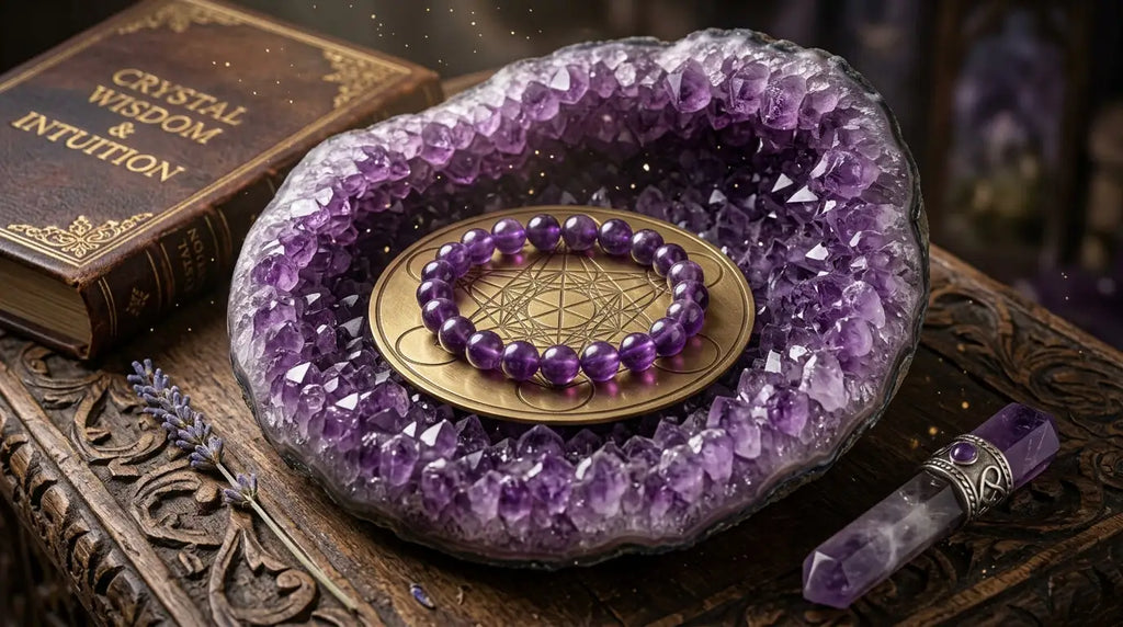 Amethyst Bracelet for Capricorn (Makar Rashi) — Original 8mm — image 3