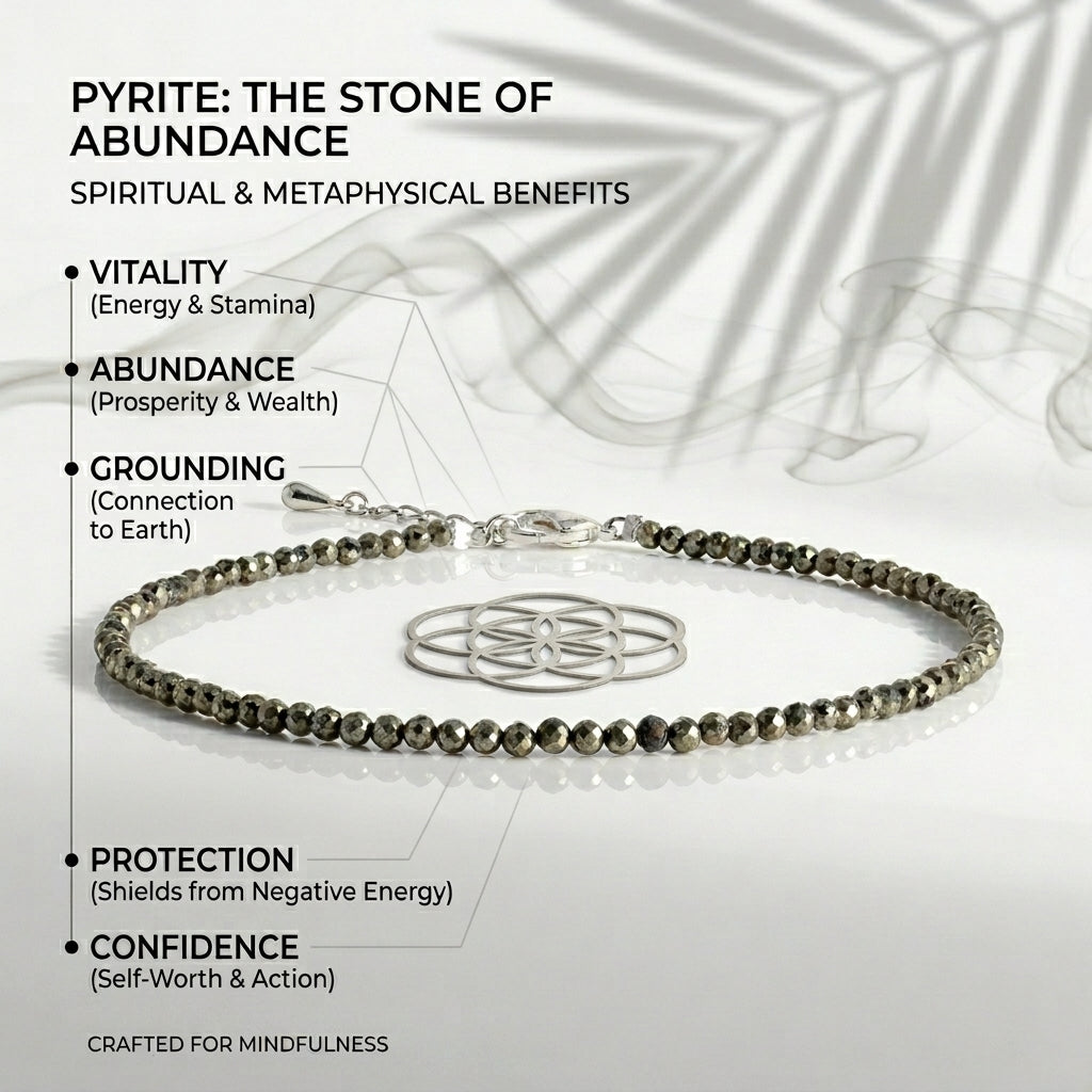 Raw Pyrite Anklet