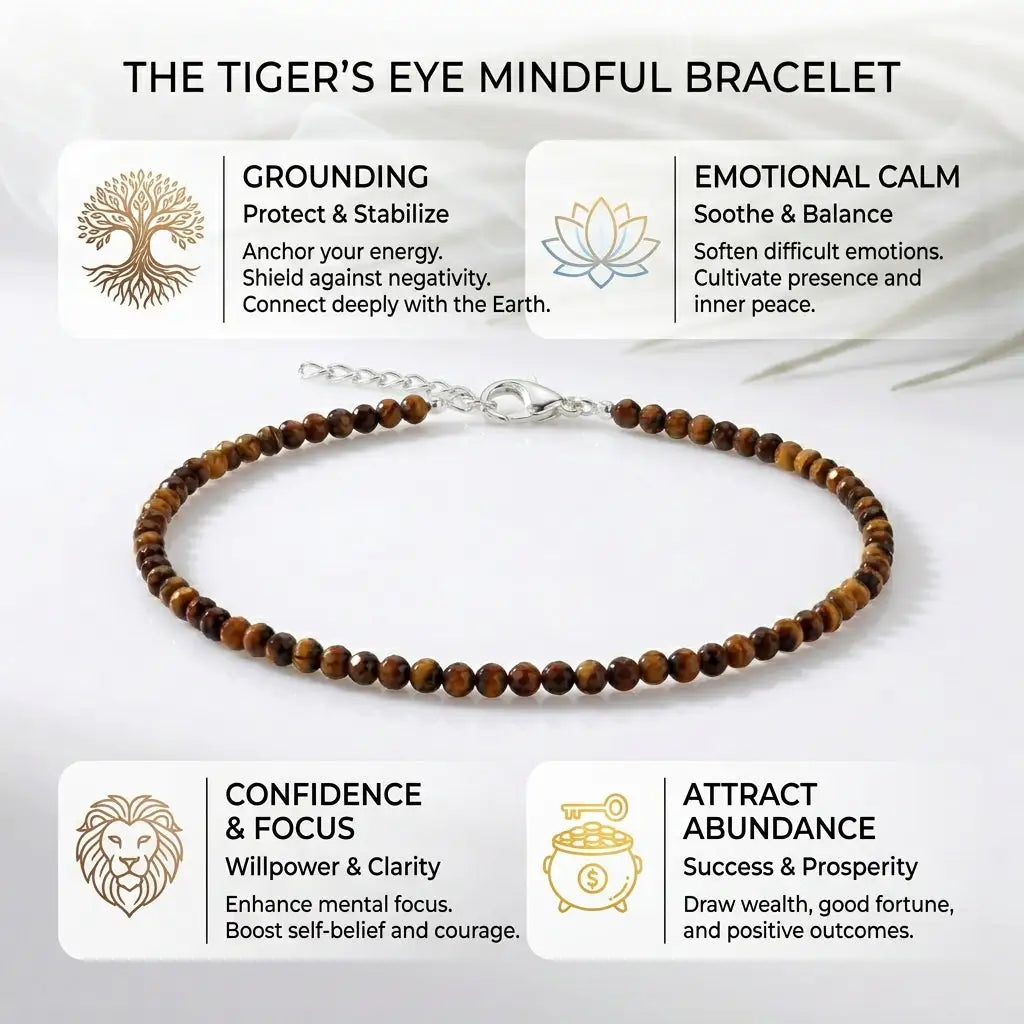 Tiger Eye Anklet — image 4