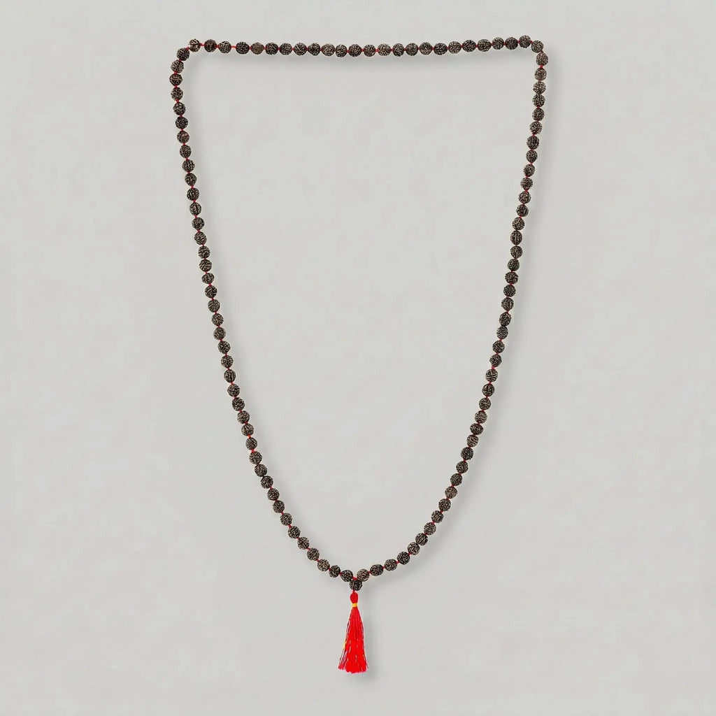 The Infinite Shield: Pure Black Rudraksha 108-Bead Mala Satyug Lifestyle