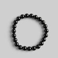 Black Tourmaline Bracelet for Aquarius (Kumbh Rashi) — Original 8mm — image 1