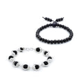 Karungali Bracelet Combo — Silver Cap & Classic Pair — image 2