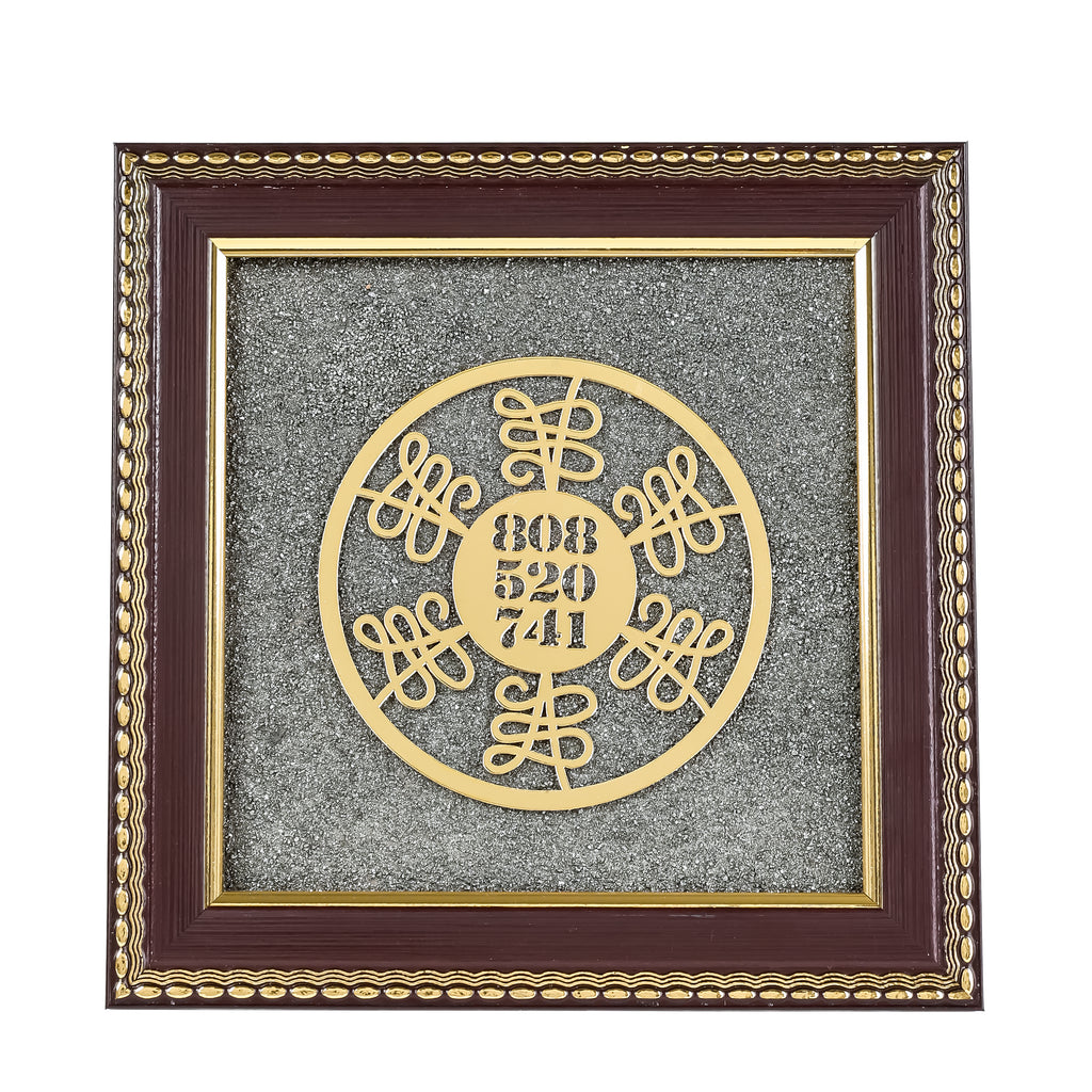 Wealth Code Raw Pyrite Frame for Power & Energy Flow