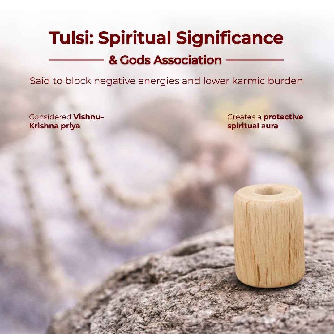 Govt Certified Original Tulsi 108 Beads Mala