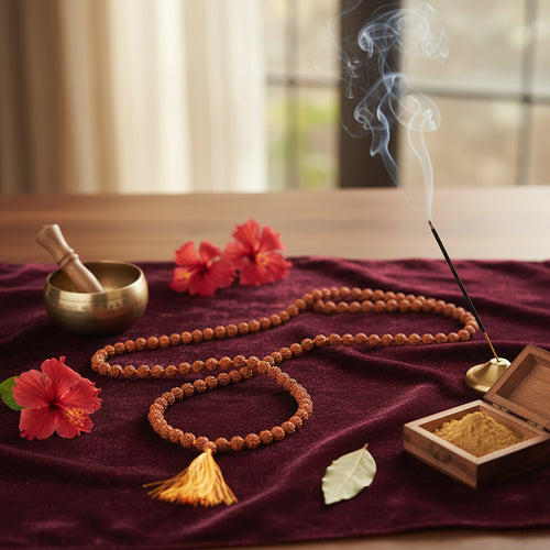 108 Beads Rudraksha Jaap Mala