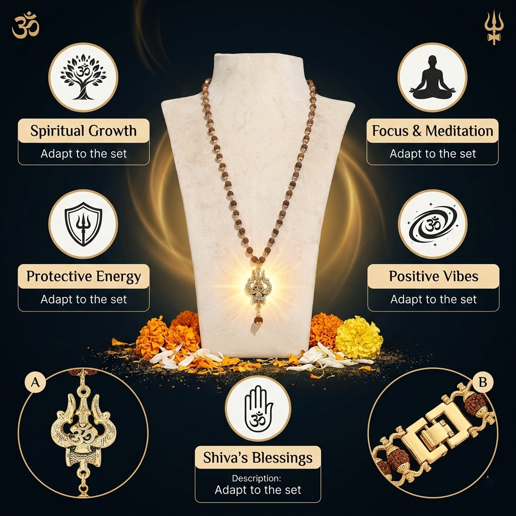 Om Shiva Divine Rudraksha Combo