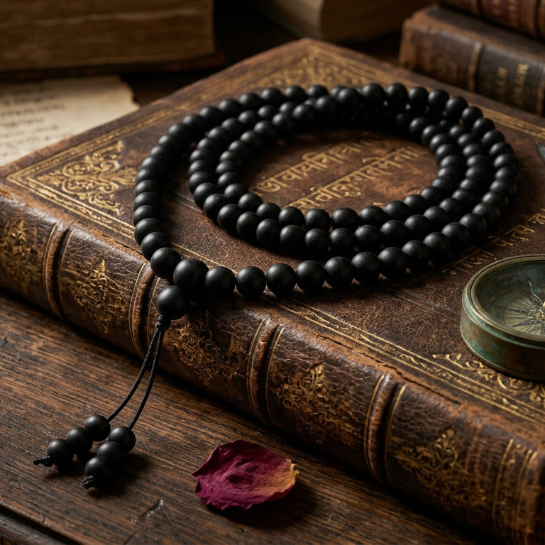 108-Bead Original Karungali Stretchable Mala