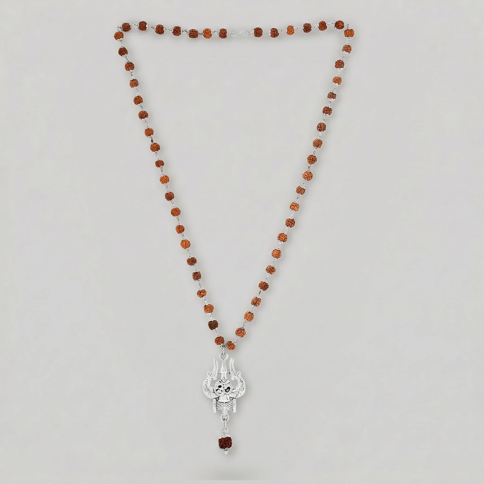 The OM Shiva Trishool Rudraksha 54-Bead Protection Mala