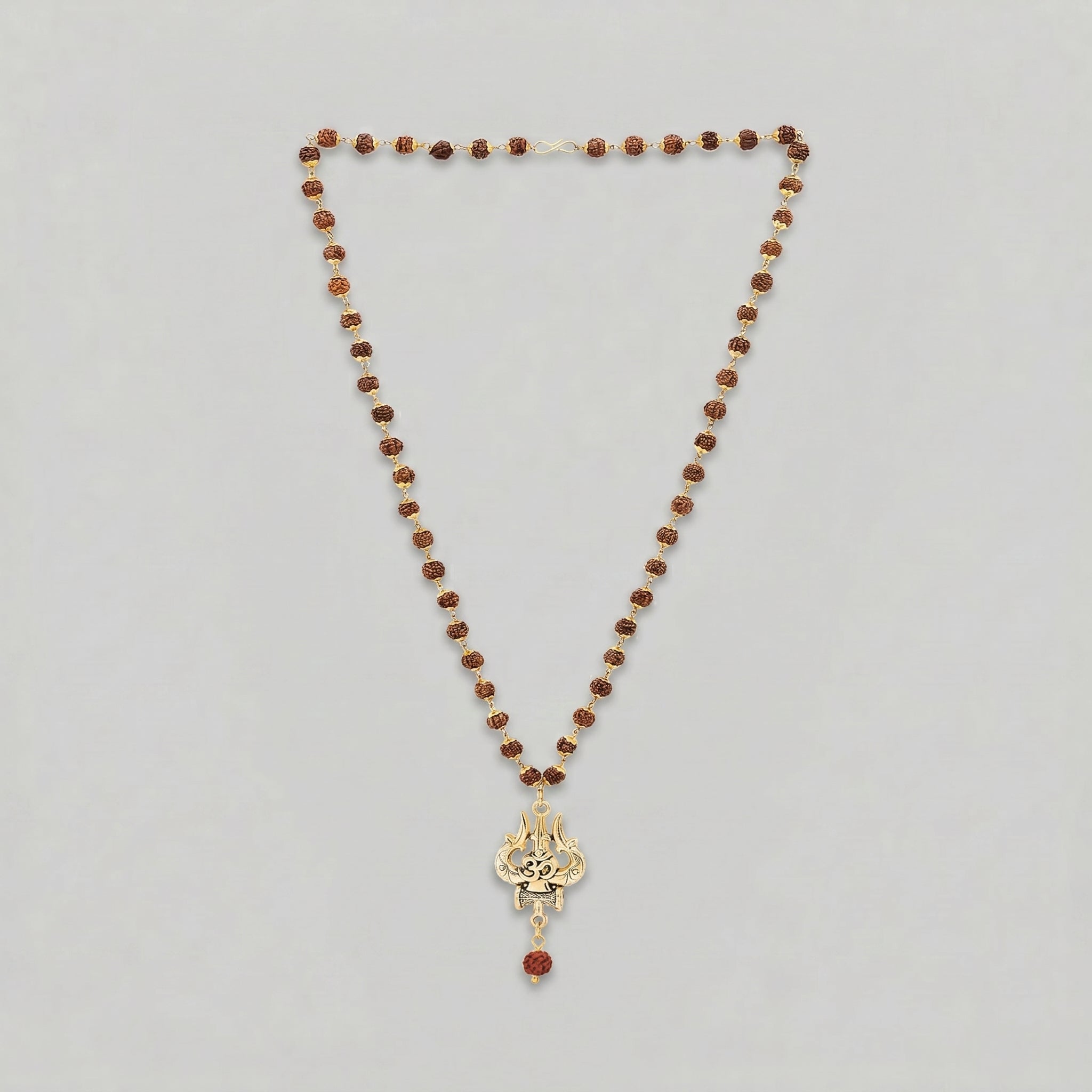 The OM Shiva Trishool Rudraksha 54-Bead Protection Mala
