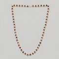 Rudraksha Mala with Golden Cap — 54 Beads, Govt. Certified