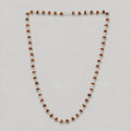 Handcrafted Rudraksha Mala with Silver Cap — 54 beads, Govt. Certified