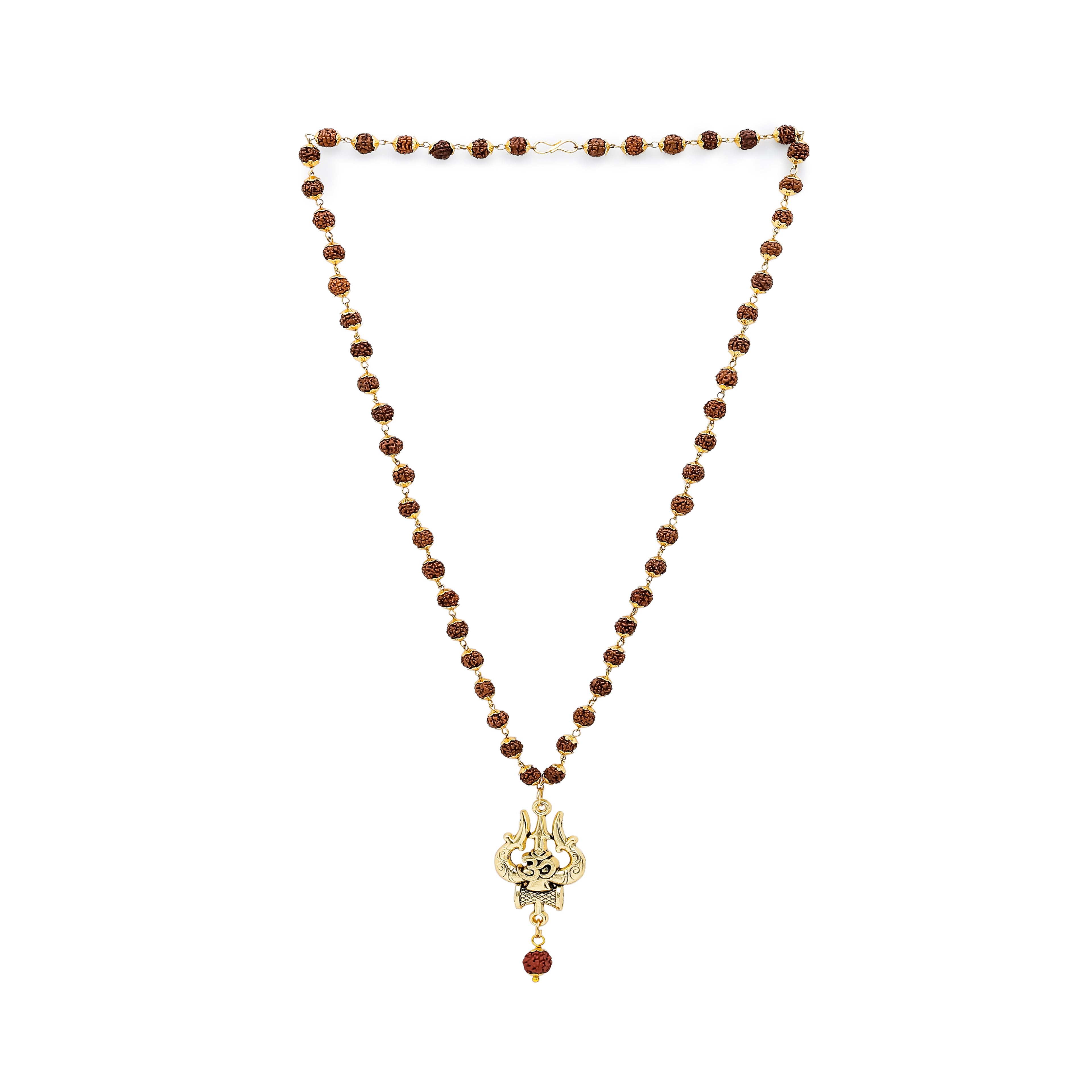 The OM Shiva Trishool Rudraksha 54-Bead Protection Mala