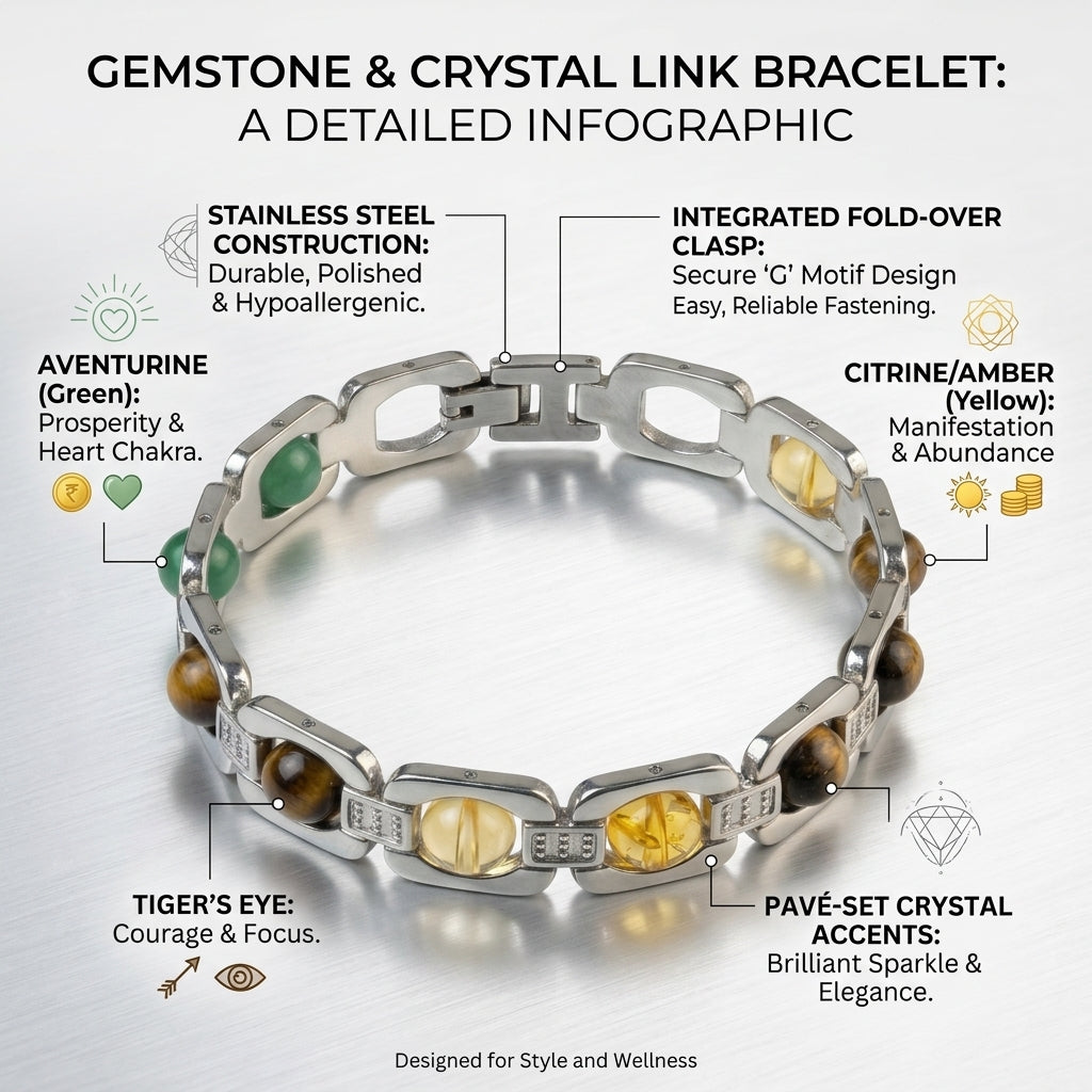 Metal Dhan Yog Bracelet - Silver