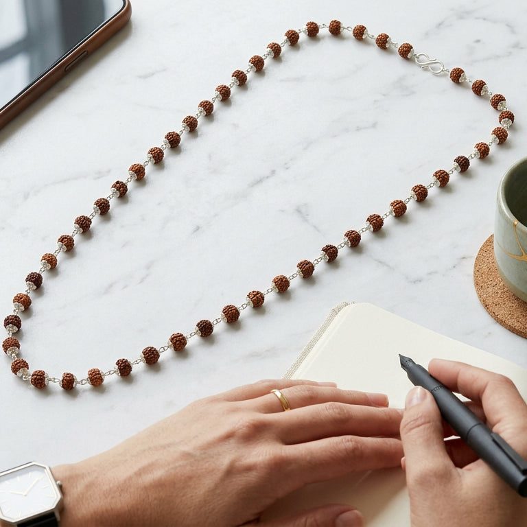 Original Rudraksha Necklace - 54 Bead