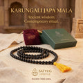 Original Karungali Malai 108-Beads Ebony Wood with Govt. Certified Satyug Lifestyle