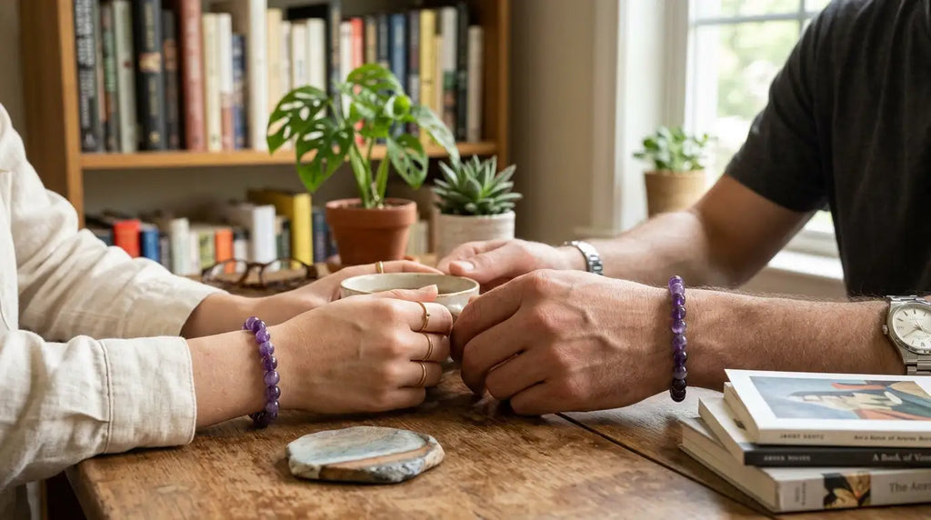 Amethyst Bracelet for Capricorn (Makar Rashi) — Original 8mm — image 4