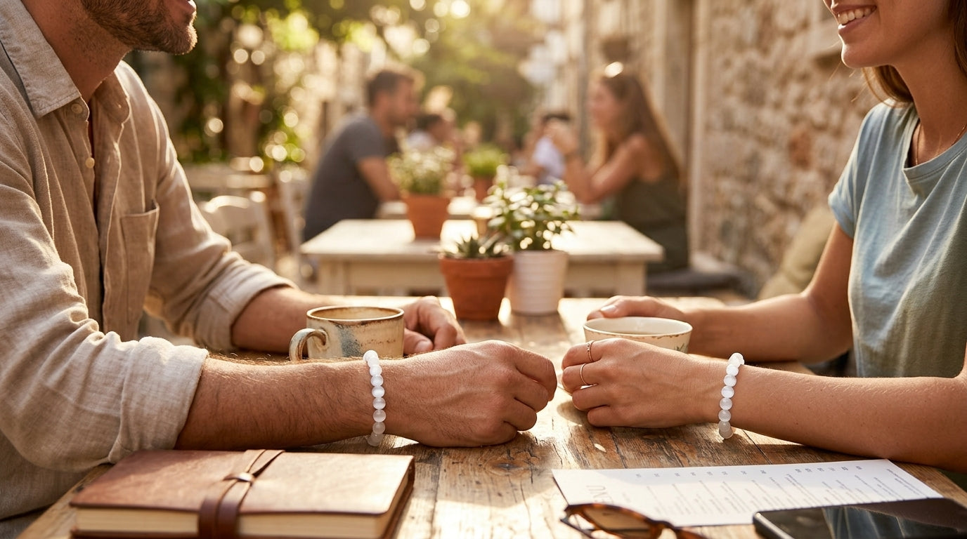 Selenite Taurus Bracelet: High-Vibe Clearing Crystals for Vrishabh