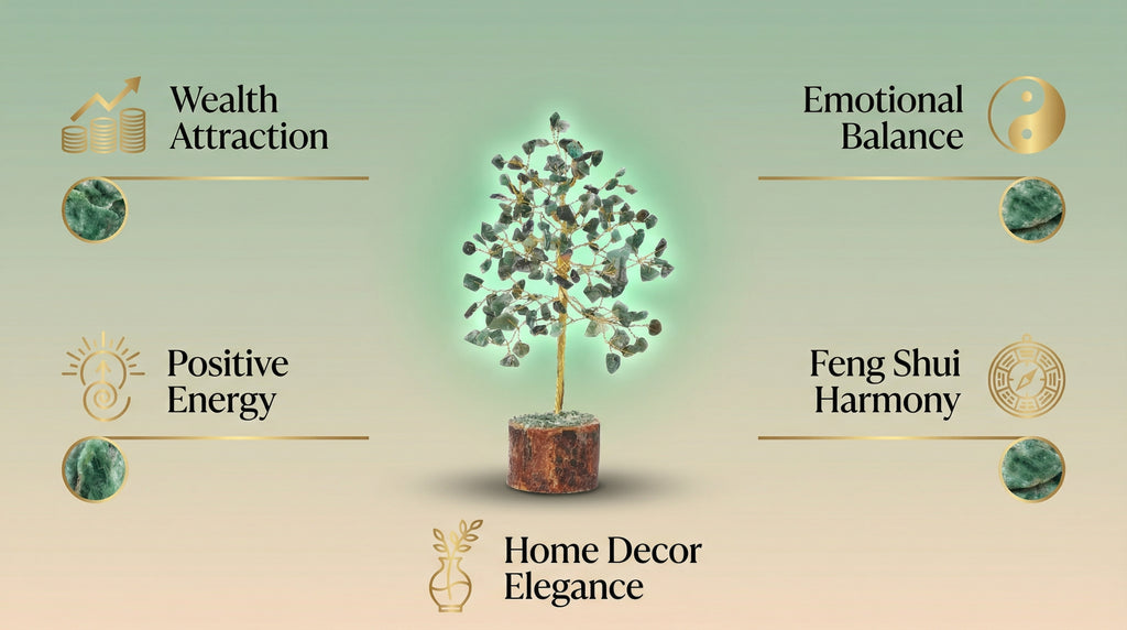 Green Jade Crystal Tree