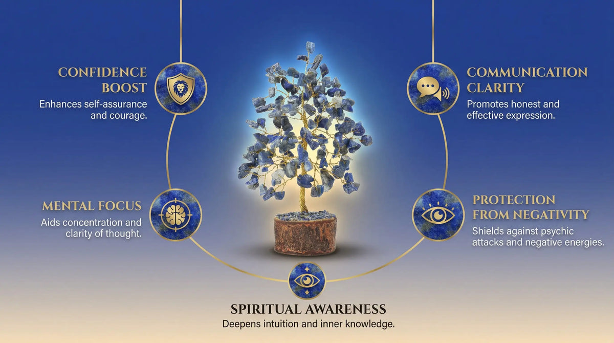 Lapis Lazuli Crystal Tree — image 2