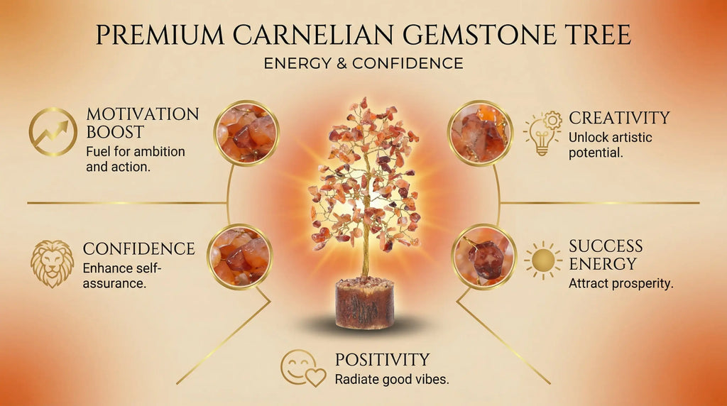 Carnelian Crystal Tree — image 3