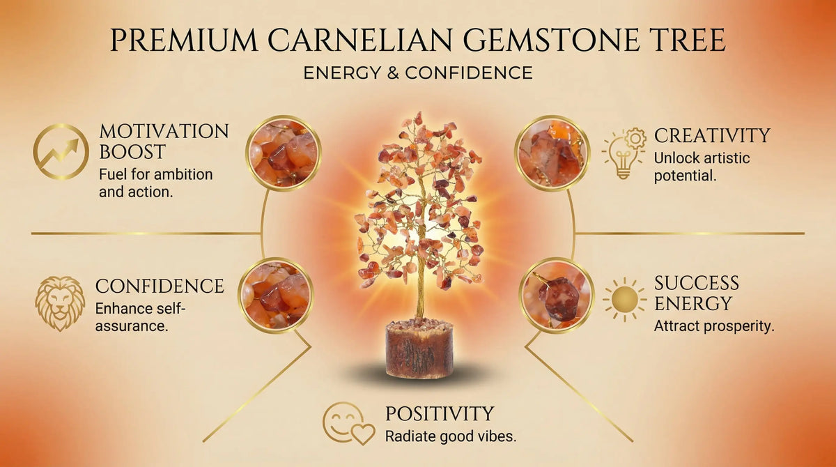 Carnelian Crystal Tree — image 3