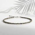Raw Pyrite Anklet