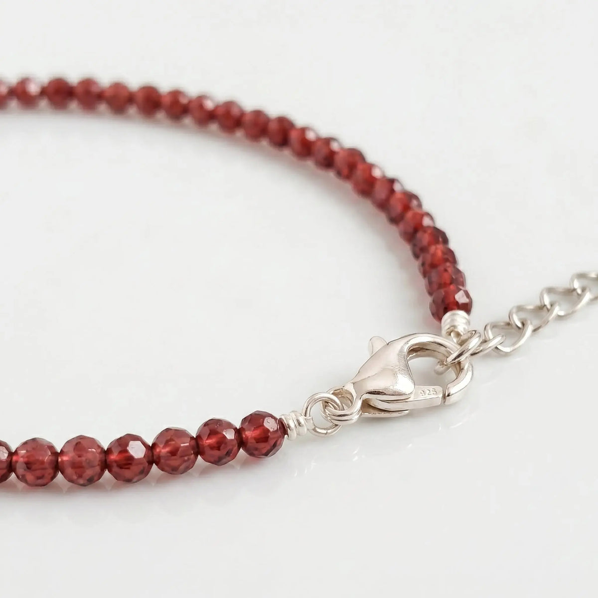 Red Garnet Anklet Satyug Lifestyle