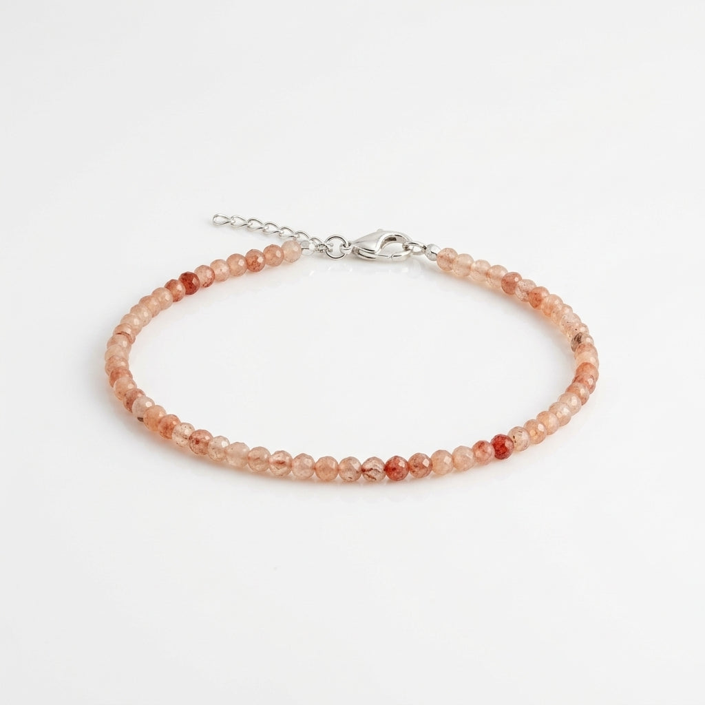 Rose Quartz Anklet