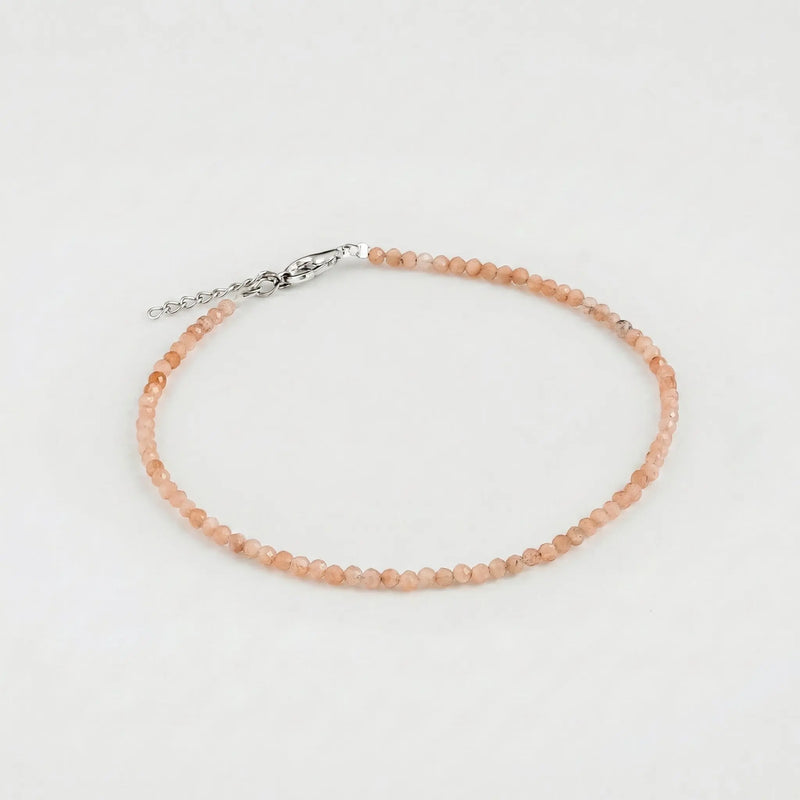 Rose Quartz Anklet Satyug Lifestyle