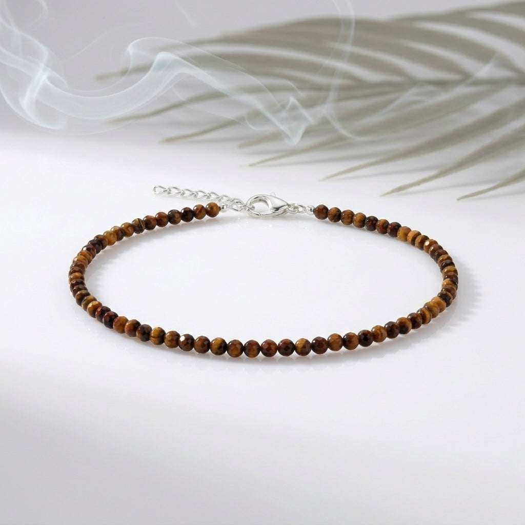 Tiger Eye Anklet