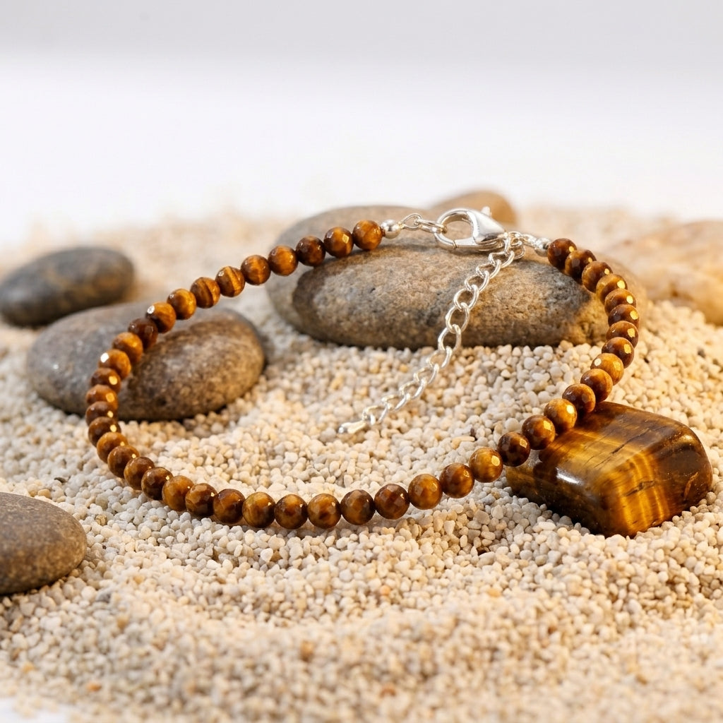 Tiger Eye Anklet