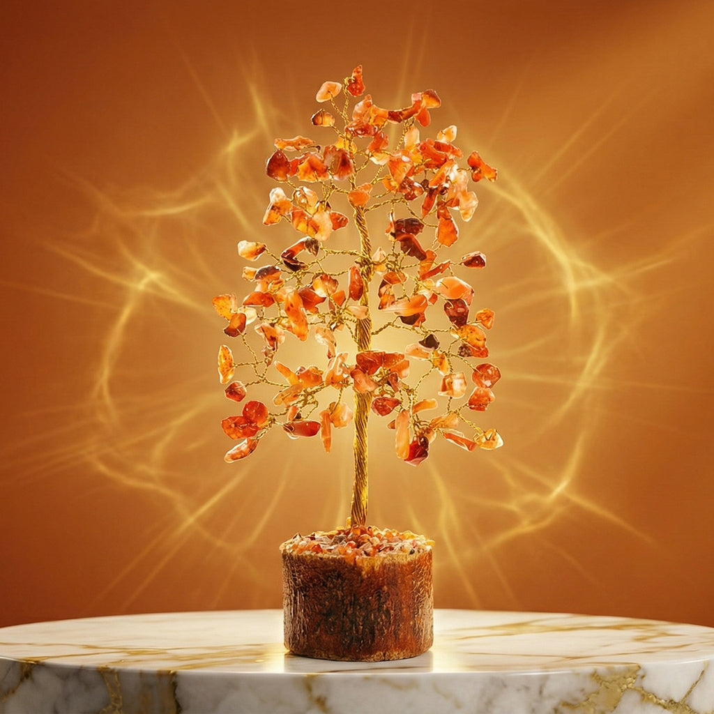 Carnelian Crystal Tree
