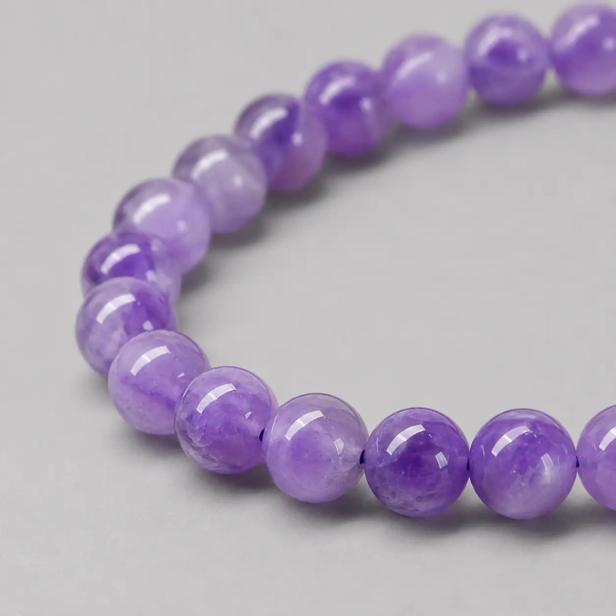 Amethyst Bracelet for Capricorn (Makar Rashi) — Original 8mm — image 2