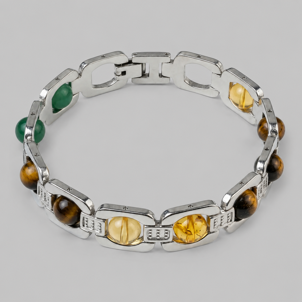 Silver Dhan Yog Bracelet — Hallmarked Wealth Prosperity — image 1