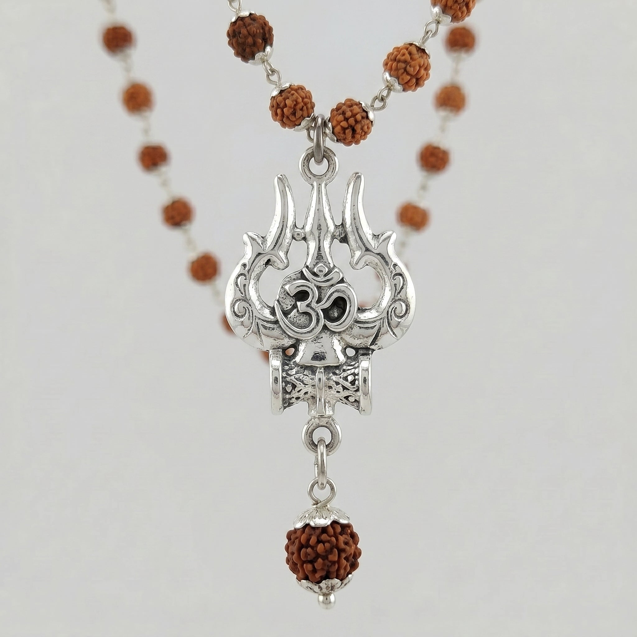 The OM Shiva Trishool Rudraksha 54-Bead Protection Mala