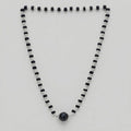 Karungali Mala with Silver Coated cap and larger bead Mala | Ebony Wood for Spiritual Healing,Protection & Meditation| Handcrafted Authentic Jewelry for Men & Women | Certified