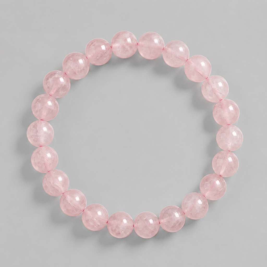 Rose Quartz Bracelet for Scorpio (Vrishchik Rashi) – Original 8mm