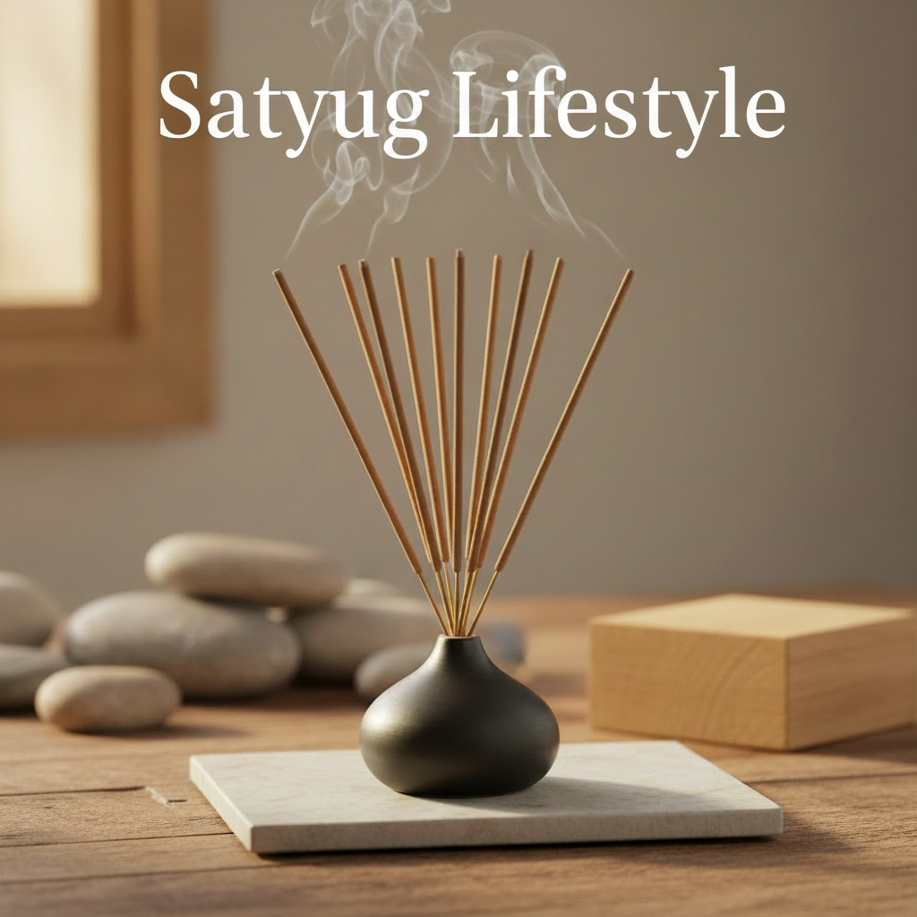 write satyug lifestyle at the top