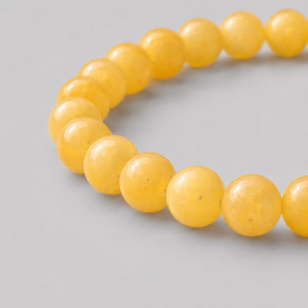 Yellow Calcite Bracelet for Pisces (Meen Rashi) — Original 8mm — image 2